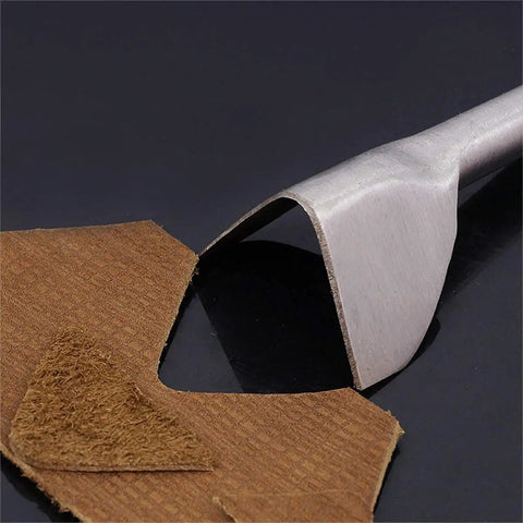 Leather Craft 7 Piece V Shape End Punch Cutter Set For Belts Wallets And Bags 10mm 15mm 20mm 25mm 30mm 35mm 40mm Sizes Durable Iron Tools