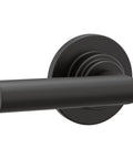 Arris Matte Black Toilet Tank Flush Lever 3.77 Inch Metal Decorative Handle For Front Side And Angle Toilets Easy Install