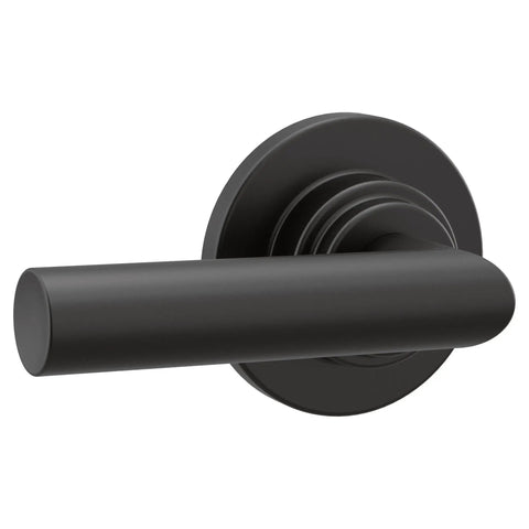 Arris Matte Black Toilet Tank Flush Lever 3.77 Inch Metal Decorative Handle For Front Side And Angle Toilets Easy Install