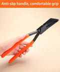 11 Inch Hand Seamers Sheet Metal Pliers with PVC Handle and Straight Jaws for Easy Bending and Flattening in Tight Spaces