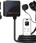 Level 2 EV Charger 11.5 kW 48A Hardwired Home Charging Station With Smart WiFi App Control, 25 Foot Cable, J1772 Connector