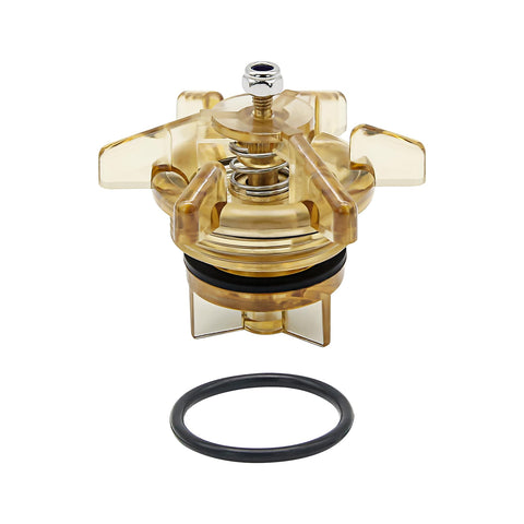 Poppet And Bonnet Assembly Repair Kit for 765 CBV 1/2 inch and 765DBV 3/4 inch with seals and spring, visible components.