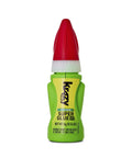 Front view of Max Bond Gel EZ Squeeze Crazy Strong Heavy Duty Super Glue Ultra Fast 10 Second Set in a green and red bottle