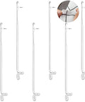Six Piece Stainless Steel Serging Hooks Latch Crochet Hooks Set For DIY Weave Knitting Snag Repair Tool Kit Beginner Friendly