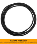 Drop In Front Load Washer Bearing Kit Fits LG Kenmore Sears Tub Bearings Seal Kit With Two Bearings Drum Gasket And Seal Ring Easy Install Replaces 4036ER2004A 4280FR4048L 4280FR4048E MAP61913707 4036ER4001B, black silicone tub gasket ring