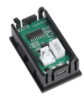 Back view of Dual LED Voltmeter Ammeter Panel Meter For Electronics Projects Up To 50A With Red And Blue Display No Brainer Readout.