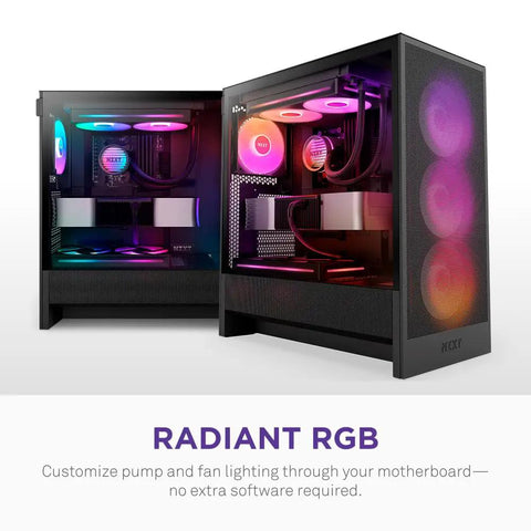 Keep Your Rig Ice Cold With This Dope 240MM AIO CPU Cooler Featuring Fast RGB Lighting in stylish black PC case.