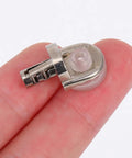 Close-up of a zinc alloy shelf pin with suction cup, part of the 24 Piece Cabinet Shelf Pins With Suction Cups Zinc Alloy for secure shelf support.