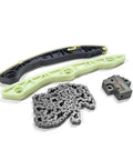 Get Your Ride Running Smooth With This Premium Timing Chain Kit Set Of 4 Perfect For Mitsubishi Lancer Evolution X Models Featuring The Powerful 4B11T Engine Built From High Strength Alloy To Last Longer Than OEM Parts. Timing chain kit set of 4 with guides and tensioner, high-strength alloy