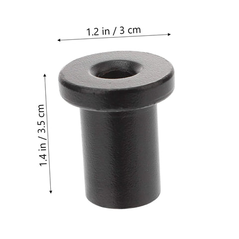 Single piece from Five Piece Barn Door Track Spacers Kit Wall Mount Connectors For Rustic Basement Sliding Doors Black Replacement Pro Grade Hardware To Keep Doors Aligned Stable Mounting And Easy Install