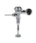 Exposed Aquaflush Manual Diaphragm Flush Valve with 3.5 GPF Sweat Solder Kit Cast Chrome Wall Flange ADA Compliant Handle