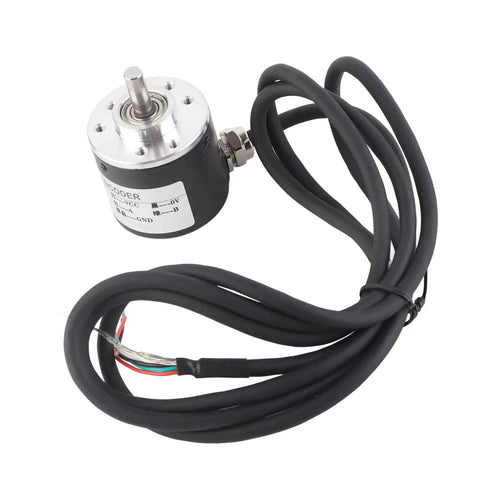 600 Pulses Per Revolution AB Duplex 6mm Shaft Incremental Rotary Encoder For Precise Position Feedback In Steel Cutting Robotics DIY Projects