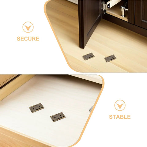 Heavy Duty Double Folding Door Hinges For Room Dividers And Partition Screens, cold rolled steel hinges on wooden screen
