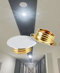 Slick Copper Fire Sprinkler Covers Decorative Escutcheon Caps heavy duty copper plates for shielding against impact and corrosion.