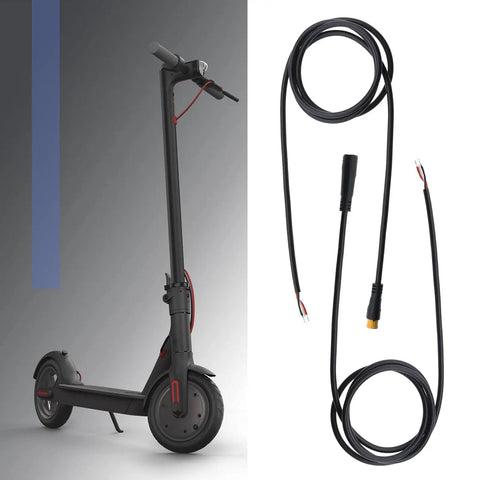 IP65 Waterproof 3 Pin Extension Cable For Ebike And Scooter Gear Sensor, 1m Length End To End With Molded Male And Female Connectors, 24AWG Wire, Easy Plug And Play Bike Wiring Harness