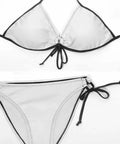 Womens Two Piece Bikini Swimsuit With Dazzling Fireworks Color, Breathable Quick Dry Fabric, Adjustable Straps And Side Ties For A Custom Fit, Yacht Ready Beachwear 2XL