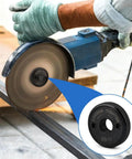 5/8-11 Thread Angle Grinder Flange Nuts, 2 Pack Self-Locking Flange Nut for 4.5 and 5 Inch Grinders in use, grinding metal