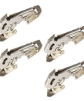 Soft Close Concealed Cabinet Hinges 4 Pack Stainless Steel Wardrobe Door Hinges For Kitchen And Closet Cabinets With Damping Mechanism No Squeak Durable Easy Install Rust Resistant set displayed