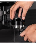 Get The Most Out Of Your Home Machine With This Slick Dual Bearing Espresso Distributor Compatible With Breville Barista And IKAPE Portafilters In 51 54 58 Mm Sizes, adjusting for perfect pours.