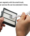 Cleaning filter with brush from 10 Pack Replacement Side Brushes And Filters For Shark ION Robot Vacuum Models R85 RV850 S86 S87 S88