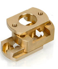 Dope 18mm Brass Oldham Coupling For Ender 3v2 Creality Cr10 Z Axis T8 Lead Screw Upgrade Part Smooth Printing Build Plate Fix, brass