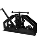 GQWQNIO TR-60 Steel Tube Roller Bender with manual crank handle for bending round metal pipes up to 1.5 inches.
