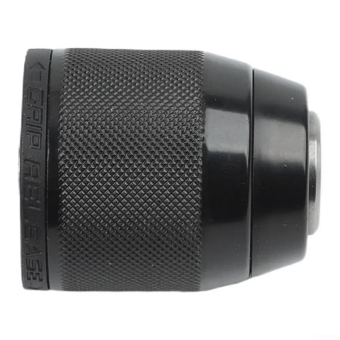 2-13mm Drill Chuck With Quick Change 1/2-20UNF Thread No Key in black carbon steel body with textured grip close-up view