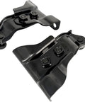 Two Sliding Rear Door Roller Top Brackets 72510-TK8-A01 72550-TK8-A01 for Honda Odyssey 2011-2017, showing metal components.