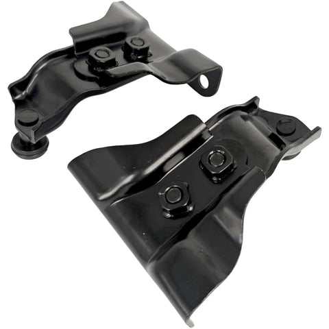 Two Sliding Rear Door Roller Top Brackets 72510-TK8-A01 72550-TK8-A01 for Honda Odyssey 2011-2017, showing metal components.