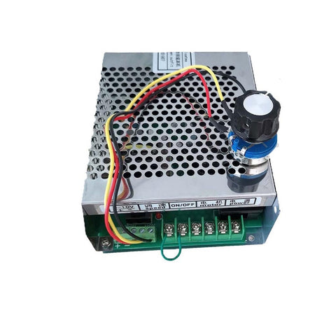 Robust 800W Cnc Spindle Motor Kit Featuring Er16 Chuck Snappy Speed Controller And Plug And Play Power Rig Power supply with adjustable knob.