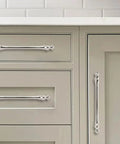 10 Pack Six And A Quarter Inch Polished Nickel Cabinet Pulls 160mm Drawer Handles on kitchen cabinet and drawer