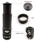 Super Adjustable Bike Stem Riser Extender Built With Tough Aluminum Alloy Fits 28.6mm One And One Eighth Inch Handlebars