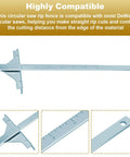 Heavy Duty Rip Fence Guide For Circular Saws built tough metal with measurement markings for accurate straight cuts.