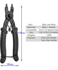 Go To Bicycle Chain Link Pliers Master Link Tool for Quick Removal and Repair with dual link design and non-slip handle