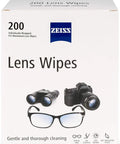 ZEISS Pre-Moistened Lens Cleaning Wipes, 200 Count box, front view