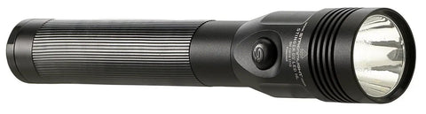 Stinger DS HL Beast Mode Rechargeable LED Flashlight With Dual Switches, 800 Lumens, 24000 Candela, 310 Meter Beam, Black, Side View