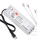 LED Driver 300W Power Transformer for Outdoor LED Lighting 12V DC Output Up To 25A IP67 Waterproof with cables and plug