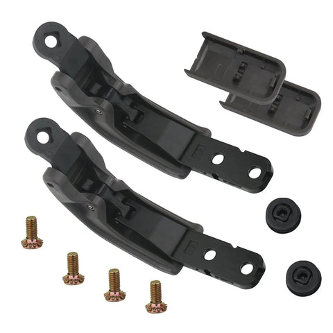 Rear Quarter Window Latch Lock Assembly For Toyota Tacoma 1995 To 2001 And Toyota T100 1994 To 1999 Gray 2 Pack with hardware