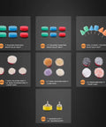 Mini Buffing Polishing Pads Set With 32 Pieces For Rotary Tools And Cordless Drills with various foam and wool pads shown