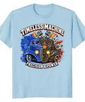 Ultimate Mechanical Blueprint T Shirt For Engineers And Gear Heads Who Love Machine Art Perfect Gift For DIY Makers And Tech Nerd With Clean Front Print, light blue, cotton, featuring detailed engine machine art.
