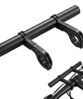 Bike Handlebar Extender Aluminum Alloy 7.87 Inch Mounting Bracket For Lights Phone And Speedometer Expand Your Ride double bracket image