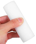 Hand holding a mini sponge replacement roller for Ten Piece Mini Sponge Paint Roller Sleeve Set Goes Down Smooth Like Butter Fits Standard Frames Fast No Fuss Replacement Foam Rollers For Everyday Home Projects.