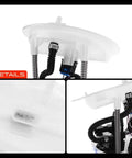 Heavy Duty Electric Fuel Pump Module Assembly fits Ford Mustang 2011 to 2014 V6 3.7L and V8 5.0L, top view with connections visible.