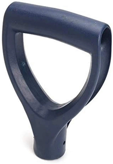 34mm Plastic D Grip Shovel Handle Replacement For Garden Spade Fork And Snow Shovel Beefed Up Durable Black And Blue Handle