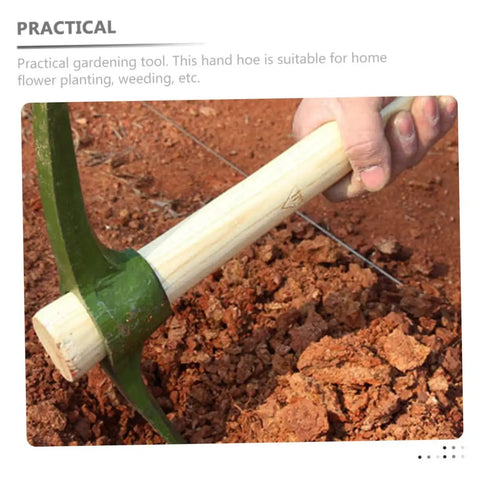 Steel Gardening Pickaxe Handle Digging Tool For Vegetable Farming And Outdoor Yard Work Durable Garden Hoe in soil