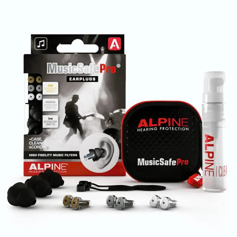 MusicSafe Pro High Fidelity Earplugs For Musicians With Three Interchangeable Filter Sets 16 19 And 22 dB For Crystal Clear Sound And Real Hearing Protection While Gigging On Stage Or DJing In Clubs