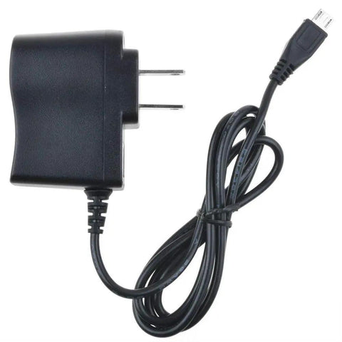 Straight Up Reliable Usb 5V Ac Dc Power Adapter Replacement For Skil Ixo Cordless Drill And Black And Decker Electric Screwdrivers with black body and cord.