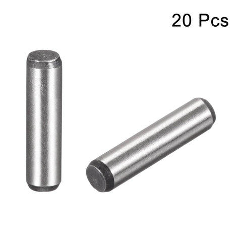Dowel Pins One Eighth Inch By One Half Inch Heat Treated Alloy Steel For Extra Hardness And Precise Alignment With Bright Finish Rust