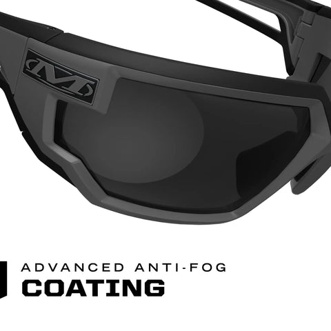 Vision Type X Safety Glasses With Advanced Anti Fog And Scratch Resistant Lenses Lightweight Black Frame Protective Eyewear