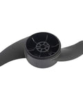 Two Blade Nylon Propeller For Electric Trolling Motor Outboard Power Prop Kit Includes Prop Pin And Nut Black Finish